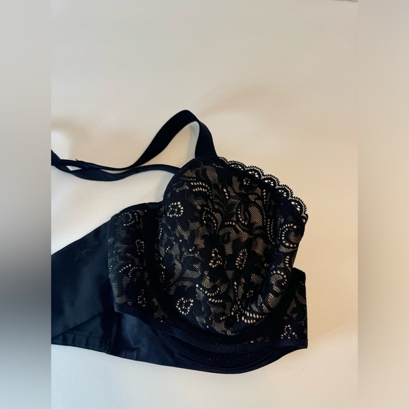 SOMA Black Lace Enticing Lift Full Coverage 36B Bra - Picture 3 of 8